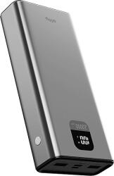 Allity 20000 mAh powerbank, 2x USB-A, USB-C, szürke (APB-100_20000_PD) (APB-100_20000_PD)