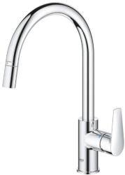 GROHE BauEdge mosogató csaptelep, kihúzható zuhanyfej (30536000) (30536000)