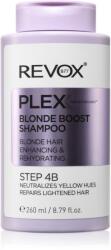 Revox PLEX Blonde Boost Shampoo. Step 4B șampon pentru neutralizarea tonurilor de galben pentru par blond 260 ml