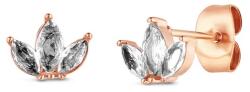 Vuch Gyönyörű aranyozott fülbevaló cirkónium kövekkel Krystel Rose Gold
