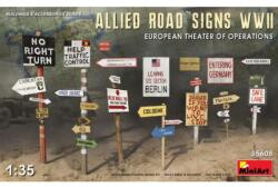 MiniArt Models 1/35 Allied road signs WWII European theatre modell kiegészítő (MI35608)