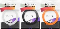 3DSIMO Filament ABS II narancssárga/fekete/fehér 15m (G3D3009)