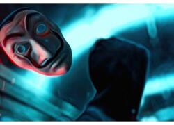  Poszter Anonymus Guy Mask, 61x90cm, poszter2269, Többszínű (poster2269)