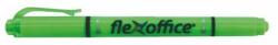 FlexOffice "HL01" 1, 0/4, 0 mm kétvégű zöld szövegkiemelő (OW-8437)