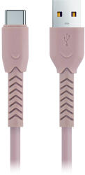 Maxlife MXUC-04 kábel USB - USB-C 1, 0 m 3A rózsaszín