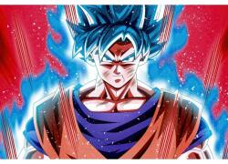  Poszter Dragon Ball Goku Blue Kaioken, 61x90cm, poszter2058, Többszínű (poster2058)