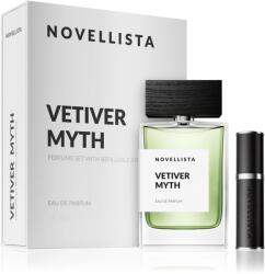 NOVELLISTA Vetiver Myth készlet, 75 ml + újratölthető flakon