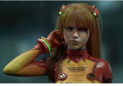  Poszter Neon Genesis Evangelion Asuka Langley karakter 3d Art, 61x90cm, poszter2368, Többszínű (poster2368)