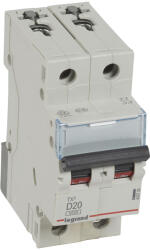 Legrand TX3 kismegszakító 2P D20 6000A/6kA BIC - 403739 (403739)