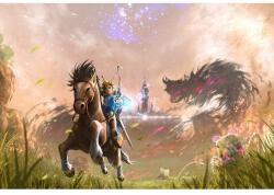 The Legend Poszter Of Zelda Link Riding A Horse, 61x90cm, Többszínű (poster292-7777777777777785619)