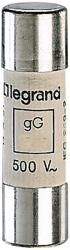 Legrand Lexic hengeres olvadóbiztosító 2A gG 14 x51 ütőszeg nélkül - 14302 (14302)