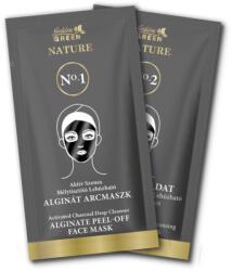 Golden GREEN GG Nature aktív szenes mélytisztító lehúzható alginát maszk 10g+30ml (6987126)