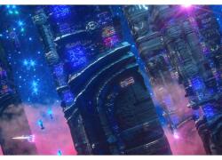  Égi erdő scifi poszter, 61x90 cm, poszter1562, többszínű (poster1562)