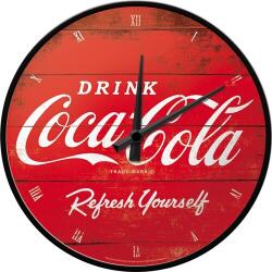 Nostalgic Art Merchandising Coca Cola red logo falióra