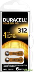 Duracell 312 hallókészülék elem 6db