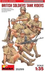 MiniArt Models 1/35 Tankon utazó brit katonák katonai figura modell szett különleges kiadás (35299)