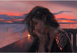  Poster Queen and Sunset, 61x90cm, poszter2010, Többszínű (poster2010)