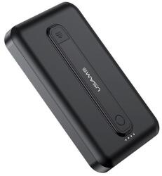USAMS pb64 vésztöltő usb+type-c, 10000mah, 20w, wireless, magsafe, pd gyorstöltő 3.0, fekete (10KCD17301)