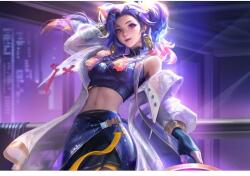  Poszter Honor Of Kings Purple Hair and Eyes, 61x90cm, poszter2066, Többszínű (poster2066)