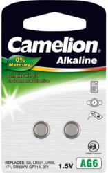Camelion AG6 Alkáli gombelem 2db