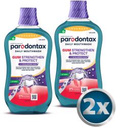 Parodontax Csomag: Parodontax Gum Strength & Protect Icy Mint szájvíz, 2x500 ml