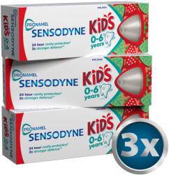 Sensodyne Kids fogkrém csomag, 0-6 éves korig, 3x50 ml