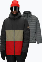 686 Férfi snowboarddzseki 686 Smarty 3IN1 Form charcoal colorblock