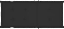 vidaXL 6 db antracit szövet magas háttámlájú székpárna 120x50x3 cm 314104 (314104)