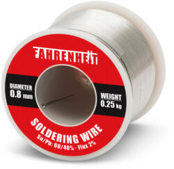 Fahrenheit Forrasztó ón Ø 0, 8 mm 0, 25 kg (55083)