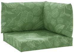 vidaXL 3 db levélmintás oxford szövet raklappárna 2.45 kg (361789)