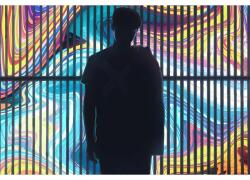  Poszter Trippy Alley, 61x90cm, poszter1792, Többszínű (poster1792)