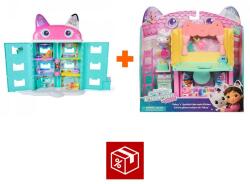 Gabby’s Dollhouse Kedvezményes készlet: Gabby’s Dollhouse nagy ház a filmből + konyhaszoba a nagy házhoz (AS_6074334_6074281)