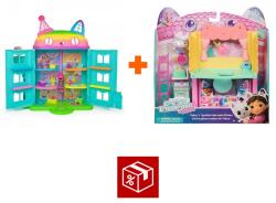 Gabi babaháza Kedvező szett: Gabi babaháza nagy ház ünnep + szoba a nagy házhoz konyha (AS_6070742_6074281)