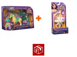 Unicorn Academy Kedvezményes készlet: Unicorn Academy kis istálló Ava-val és színváltó Leaf-fel + nyaklánc gyűrűvel (AS_6072051_6072553)