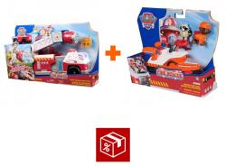 Mancs őrjárat Kedvezményes készlet: Mancs őrjárat Fire Rescue nagy interaktív tűzoltóautó + Zuma jármű (AS_6072600_6072684)