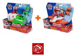 Mancs őrjárat Kedvezményes készlet: Mancs őrjárat Fire Rescue jármű Rocky + Fire Rescue jármű Zuma (AS_6072642_6072684)