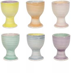 Gastro Tojástartó, porcelán, pasztell színekben, magasság: 70 mm, átmérő: 50 mm
