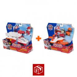 Starpak Set avantajos: Patrula căţeluşilor vehicul Fire Rescue Marshall + vehicul Fire Rescue Zuma (AS_6072660_6072684) Figurina