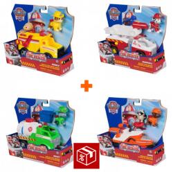 Starpak Set avantajos: Patrula căţeluşilor vehicul de intervenție incendiu Rubble + Marshall + Rocky + Zuma (AS_6072662_6072660_6072642_6072684) Figurina