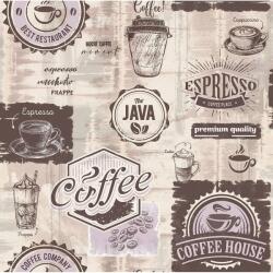 DEGRETS Tapéta DEGRETS 2225 Papír - Mosható, Nedvességálló Arabica 3D, Barna, Méret: 0.53m x 10.05m = 5.3 m2 (2225)