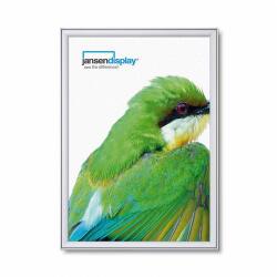 Showdown Displays P37 plakátkeret, hegyes sarkok, ezüst, B1