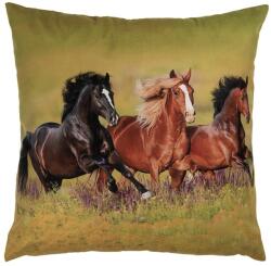 Clayre & Eef Ló mintás textil párnahuzat 45x45 cm (KT021.418)