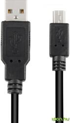 Sharkoon USB Mini USB Átalakító Fekete 1m 4044951015566 (4044951015566)