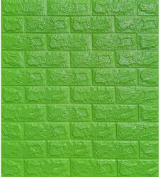 DEGRETS Tapéta DEGRETS 98005 Öntapadós 3D Tapéta Tégla zöld, Méret: 70cm x 77cm x 6mm (98005)