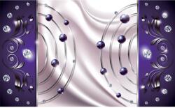 DEGRETS Fotótapéta DEGRETS 83815 Absztrakció lila gyémánt 3D, 184x254cm (83815)