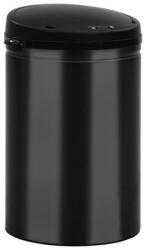 vidaXL fekete automata érzékelős szénacél szemeteskuka 30 L (322698VidaXL)