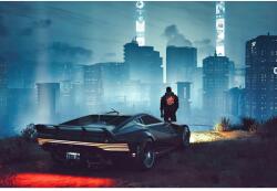  Poszter Cyberpunk 2077 szamuráj karakter, 61x90 cm, poszter 2670, többszínű (poster2670)