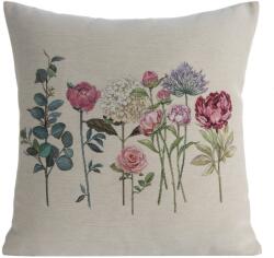 Eurofirany Párnahuzat, Eurofirany, 1242/Nat, Retro, Virágos, Négyzet, 45x45 cm, Pamut/poliészter/akril, bézs/többszínű (HS442022)