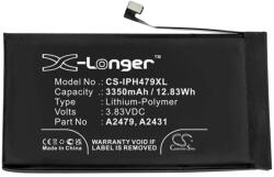 Cameron Sino Li-Polymer akku (3.83V/3350mAh. Apple A2431 kompatibilis) FEKETE (CS-IPH479XL)