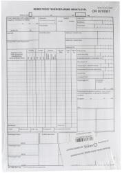 Nyomell Nemzetközi tehergépjármű menetlevél szabadlap A4, méret B. 7300-237 200 garnitúra/csomag (NYOMTB7300237) - web24